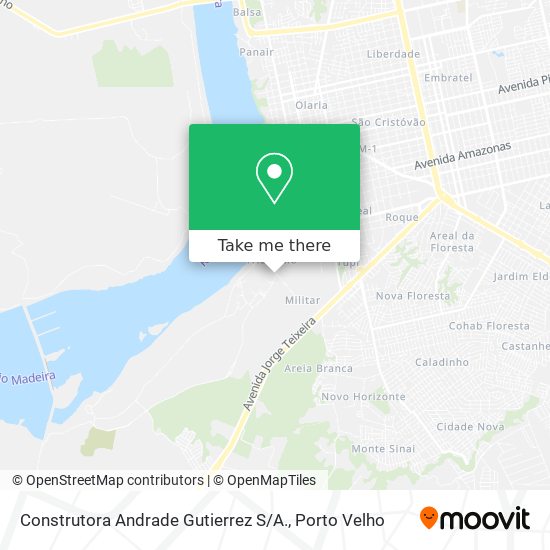 Construtora Andrade Gutierrez S / A. map