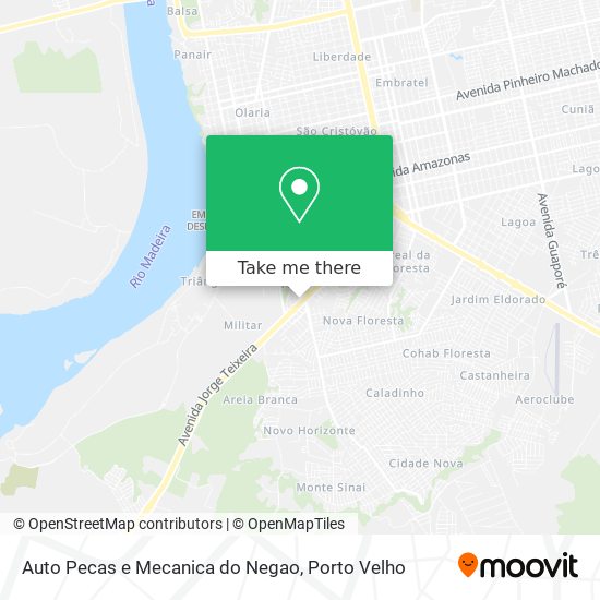 Auto Pecas e Mecanica do Negao map