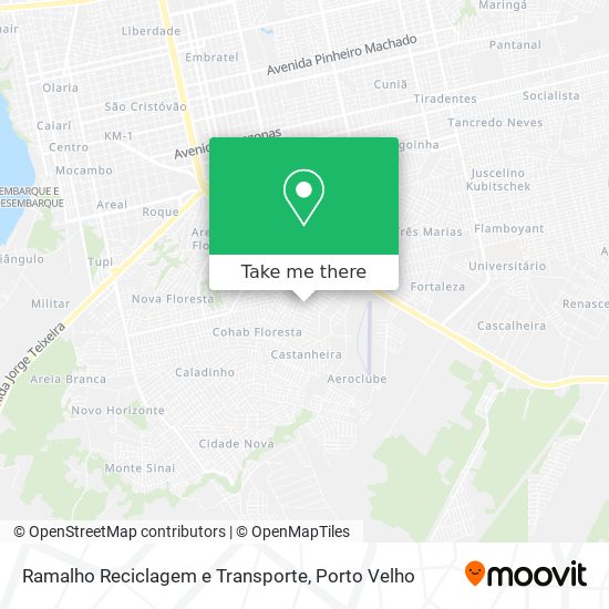 Ramalho Reciclagem e Transporte map