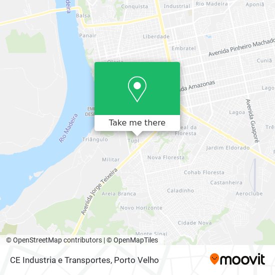 CE Industria e Transportes map