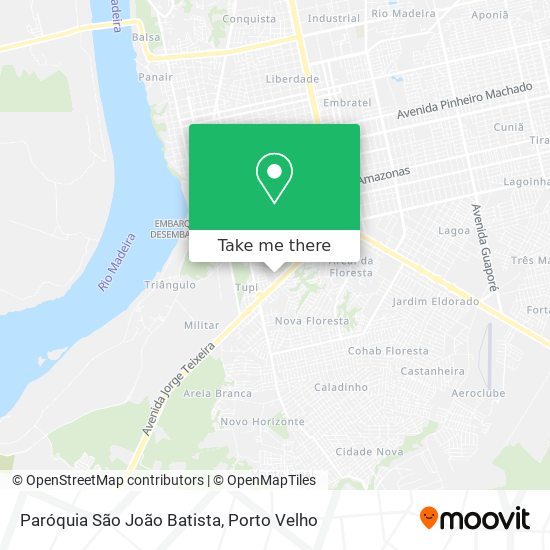 Paróquia São João Batista map