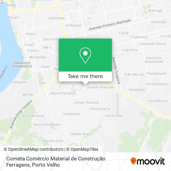 Cometa Comércio Material de Construção Ferragens map