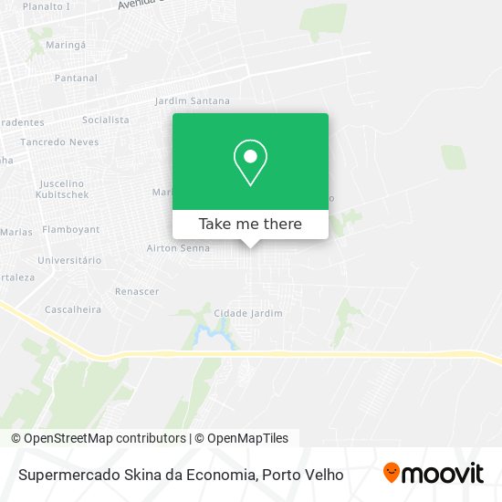 Supermercado Skina da Economia map