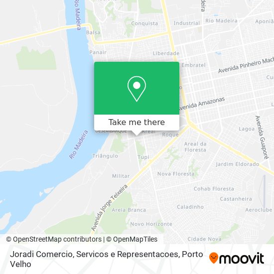 Joradi Comercio, Servicos e Representacoes map
