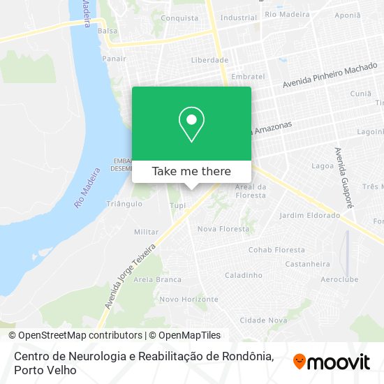 Mapa Centro de Neurologia e Reabilitação de Rondônia