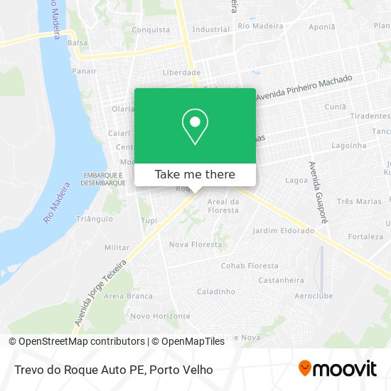 Trevo do Roque Auto PE map