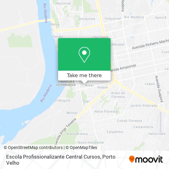 Escola Profissionalizante Central Cursos map