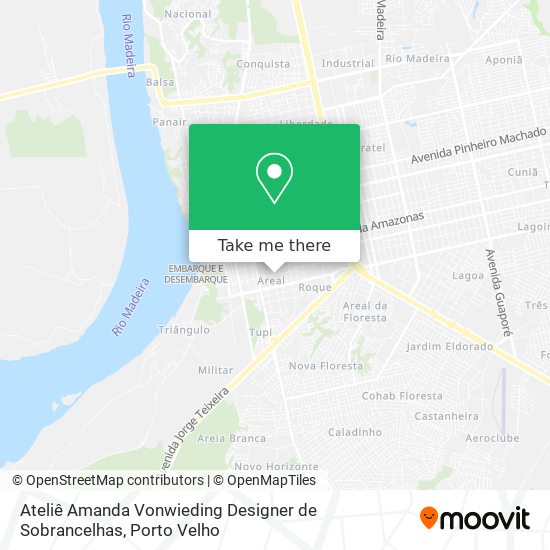 Ateliê Amanda Vonwieding Designer de Sobrancelhas map