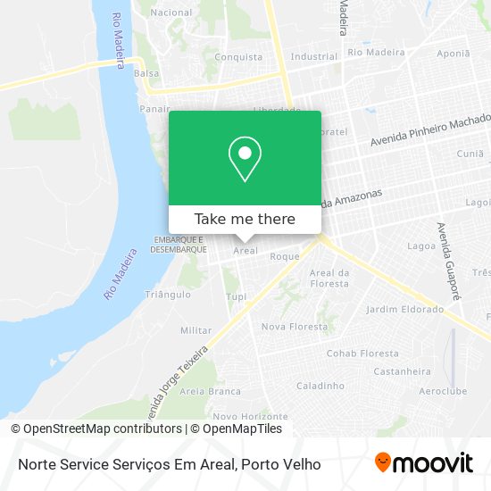 Norte Service Serviços Em Areal map