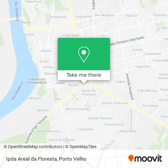 Ipda Areal da Floresta map