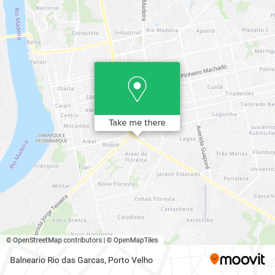 Balneario Rio das Garcas map