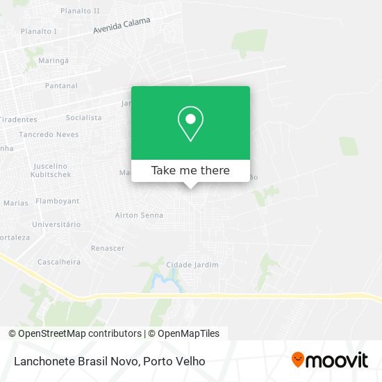 Lanchonete Brasil Novo map