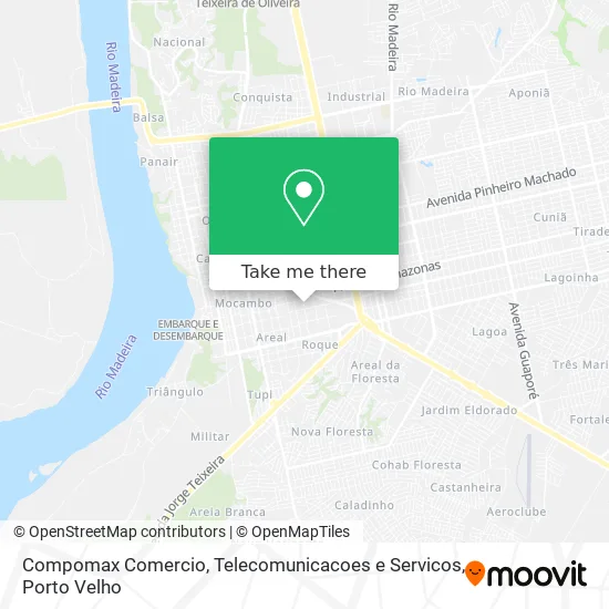Compomax Comercio, Telecomunicacoes e Servicos map