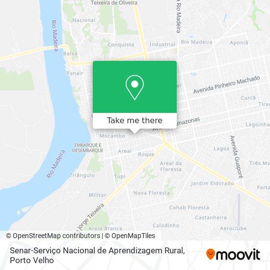 Senar-Serviço Nacional de Aprendizagem Rural map