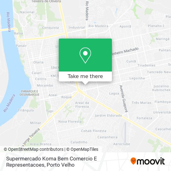 Mapa Supermercado Koma Bem Comercio E Representacoes