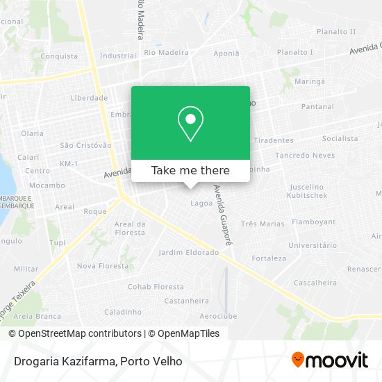 Drogaria Kazifarma map