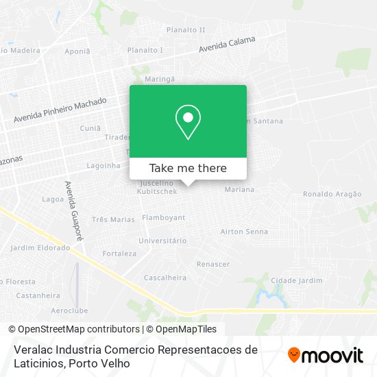 Veralac Industria Comercio Representacoes de Laticinios map