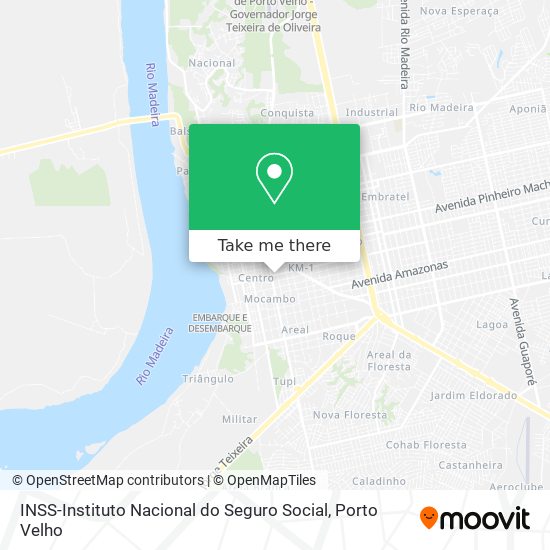 INSS-Instituto Nacional do Seguro Social map