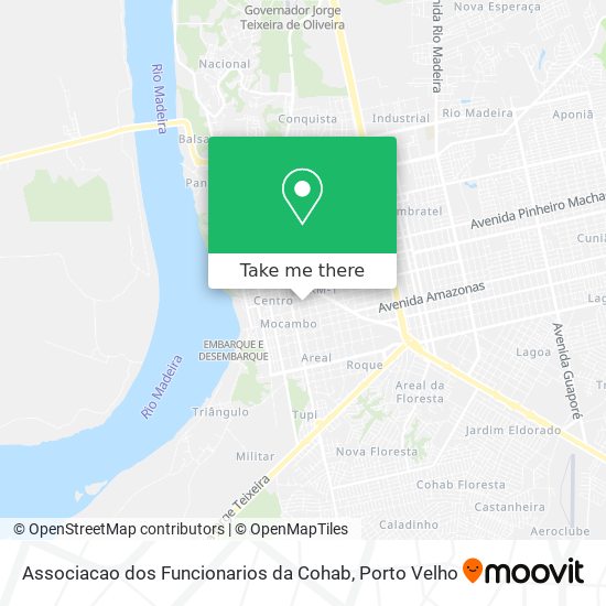 Associacao dos Funcionarios da Cohab map