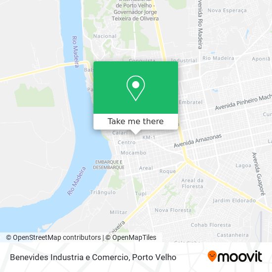 Benevides Industria e Comercio map