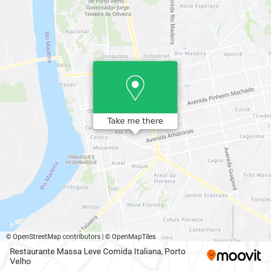 Restaurante Massa Leve Comida Italiana map