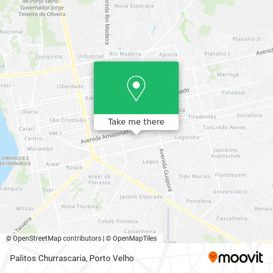 Palitos Churrascaria map