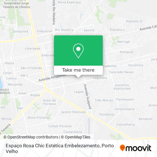 Espaço Rosa Chic Estética Embelezamento map
