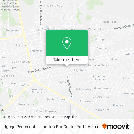 Igreja Pentecostal Libertos Por Cristo map