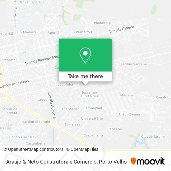 Araujo & Neto Construtora e Comercio map