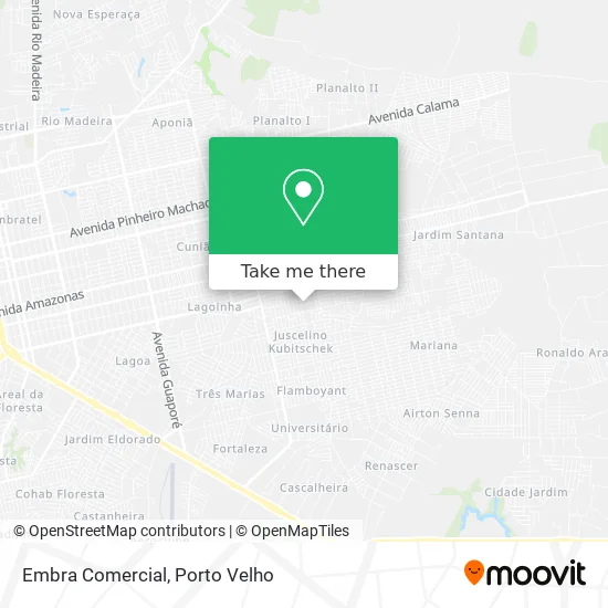 Embra Comercial map