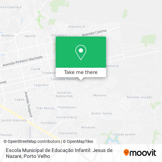 Escola Municipal de Educação Infantil: Jesus de Nazaré map