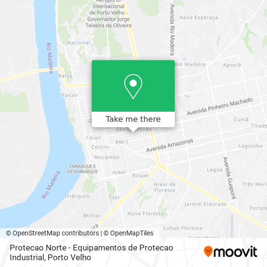 Protecao Norte - Equipamentos de Protecao Industrial map