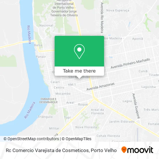 Rc Comercio Varejista de Cosmeticos map