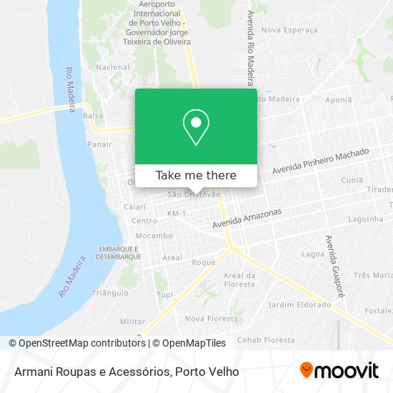 Armani Roupas e Acessórios map