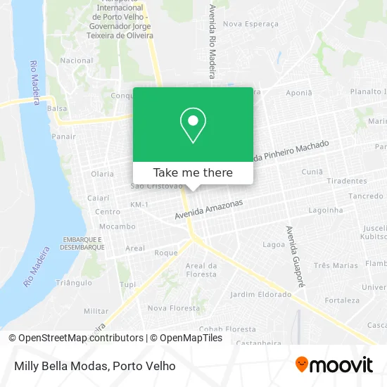 Milly Bella Modas map