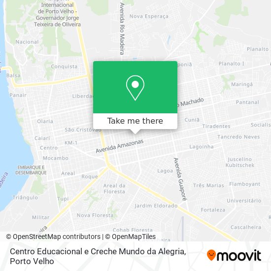 Centro Educacional e Creche Mundo da Alegria map