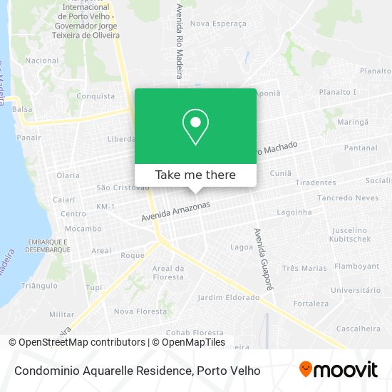 Condominio Aquarelle Residence map