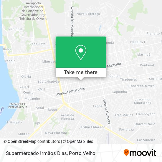 Supermercado Irmãos Dias map