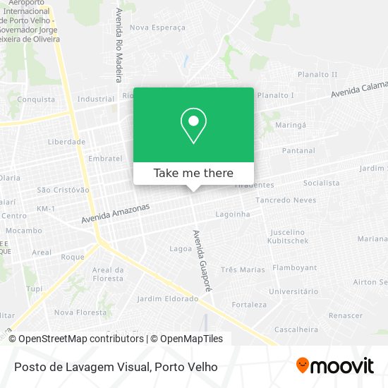 Posto de Lavagem Visual map
