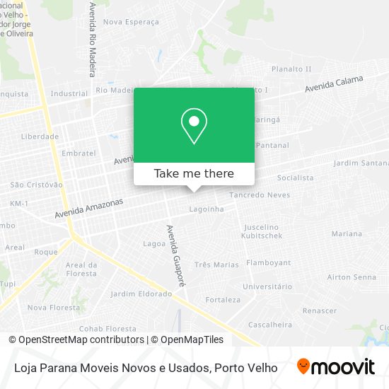 Loja Parana Moveis Novos e Usados map