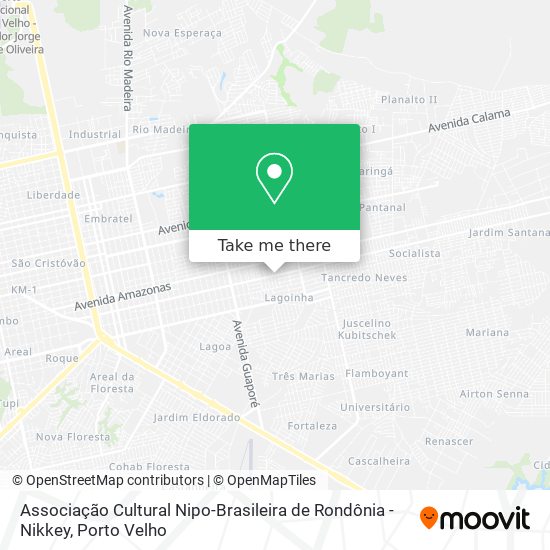 Associação Cultural Nipo-Brasileira de Rondônia - Nikkey map