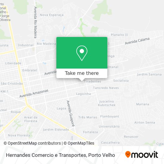 Hernandes Comercio e Transportes map