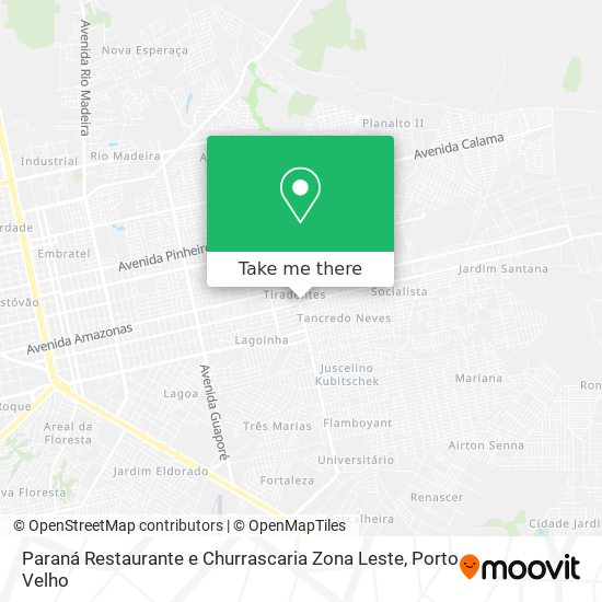 Paraná Restaurante e Churrascaria Zona Leste map