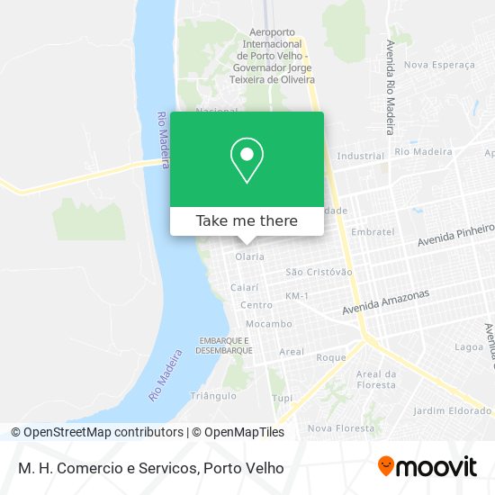 M. H. Comercio e Servicos map