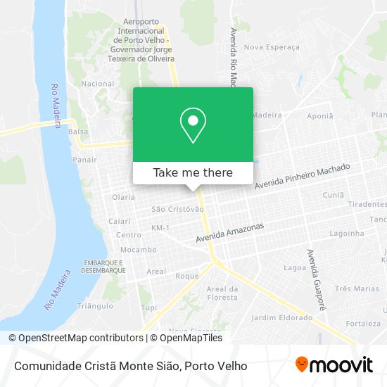 Comunidade Cristã Monte Sião map