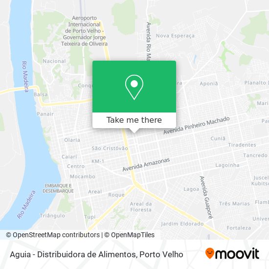 Aguia - Distribuidora de Alimentos map