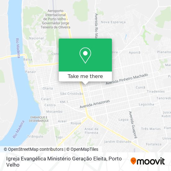 Mapa Igreja Evangélica Ministério Geração Eleita