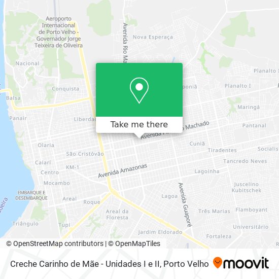 Creche Carinho de Mãe - Unidades I e II map