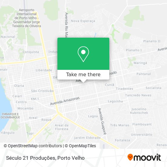 Século 21 Produções map