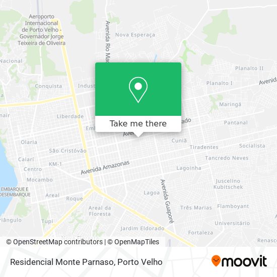 Residencial Monte Parnaso map